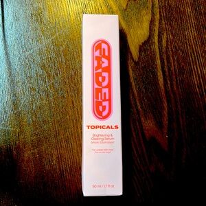 Faded Topicals Brightening & Clearing Serum 1.7oz NIB Balance, Soothe, Brighten